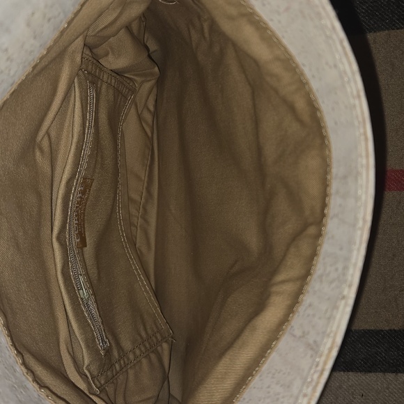 CorkLife Artcork Biege And Blue Envelope Front Folding Shoulder Bag  NWT - Picture 5 of 6